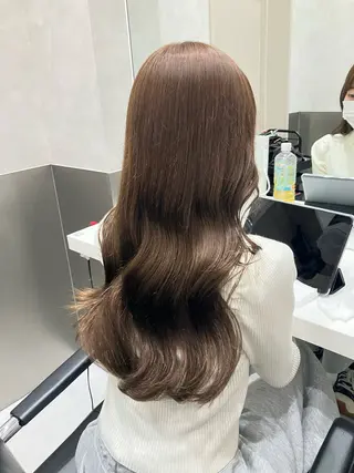 ロング カラー 💖ブリーチなし透明 感💖ASAHIのヘアスタイル