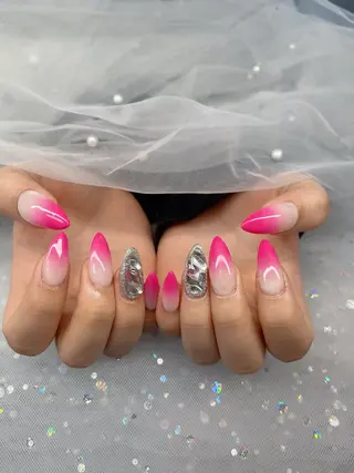 ネイル ハイネイル 自宅サロンのネイルデザイン