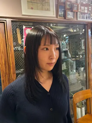 セミロング 多幸感×儚さ /代々木公園/リサのヘアスタイル