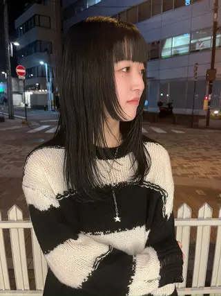 ミディアム 尾崎隼大 レイヤー/ウルフのヘアスタイル