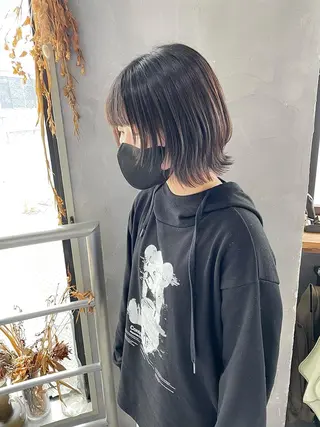 ショート ウルフ レイヤー パーマ🪐MANAのヘアスタイル