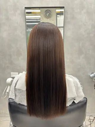 ロング カラー すぐ巻ける縮毛矯正 🍀勝倉　麗のヘアスタイル