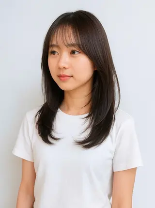 ロング Gain池下 レディースのヘアスタイル