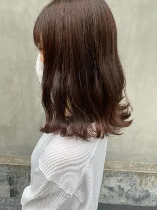 ミディアム カラー パーマ ヘアアレンジ メンズ キッズ ネイル マツエク・マツパ インナーカラー/ KANAのヘアスタイル