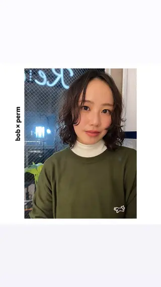 ショート パーマ hiro【沿線で叶う 似合わせhair】のヘアスタイル