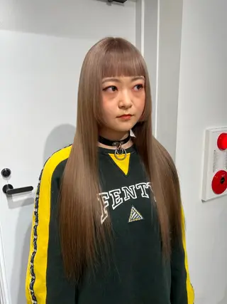 セミロング カラー HARU//原宿🤍 リピート率NO.1のヘアスタイル