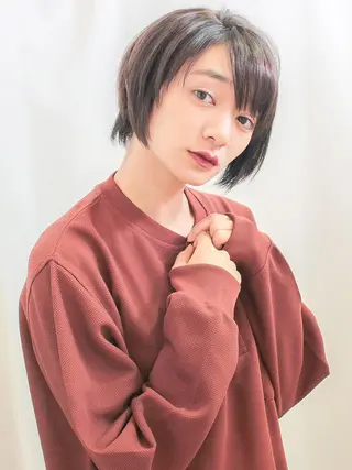 ショート カラー gite カワムラナオキのヘアスタイル