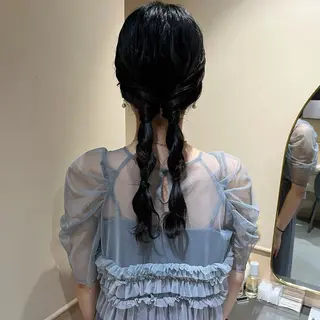 ロング ヘアアレンジ 🫧tomoka 透明感カラー🫧のヘアスタイル