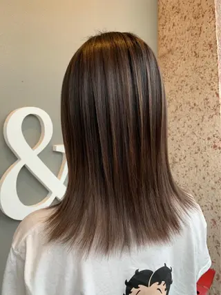 ミディアム カラー ヘアアレンジ 大塚 貴之のヘアスタイル