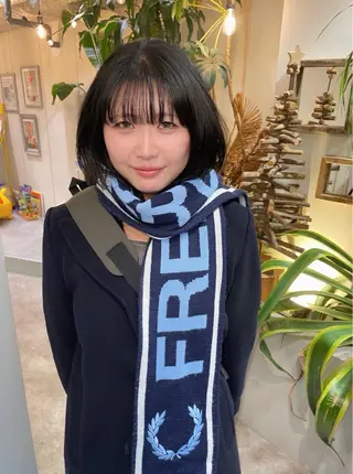 ミディアム 透明感カラー 🦋AYAのヘアスタイル