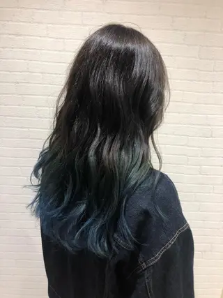 セミロング カラー LiTA RIKUのヘアスタイル