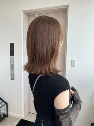 ミディアム 廣庭 勇人のヘアスタイル