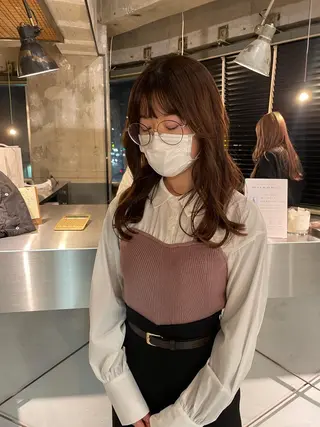 ロング カラー 海外レイヤー /NAGISAのヘアスタイル