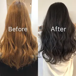 ロング カラー 松田 光雄のヘアスタイル
