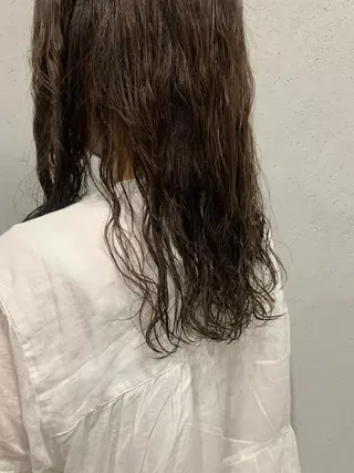 ロング パーマ ボブパーマコテ巻き風 パーマNo1深江秀平のヘアスタイル