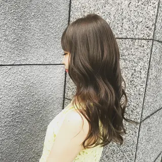 ロング カラー パーマ nike にけのヘアスタイル