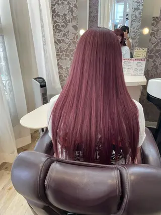 ロング カラー 東恩納 誠のヘアスタイル