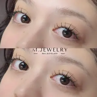 マツエク・マツパ M.jewery Aoiのマツエク・マツパデザイン