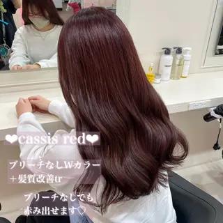 ミディアム カラー 💟RINNA 艶カラー💟のヘアスタイル