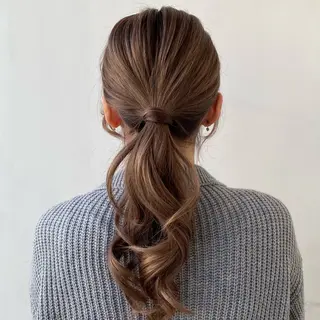 セミロング ヘアアレンジ 髙木美緒🌿 レイヤー/アレンジのヘアスタイル