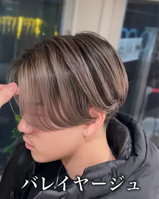 メンズ メンズ縮毛矯正 ブリーチカラー/まやのヘアスタイル