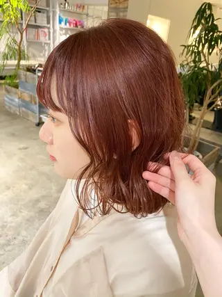 ミディアム カラー 🌼透明感艶カラー オリーブ🌼河村咲のヘアスタイル