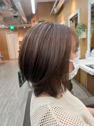 ミディアム 透明感カラー/ イルミナカラーヒロキのヘアスタイル