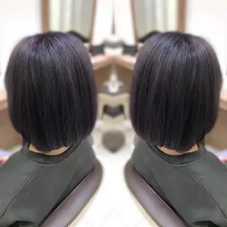 ミディアム カラー 韓国レイヤー×透明感 カラー/山崎一輝のヘアスタイル