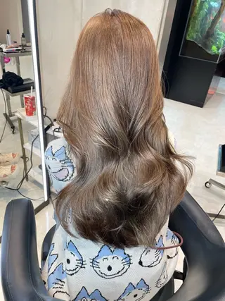 ロング 韓国✖️網紅🖤 パーマYURIYAのヘアスタイル