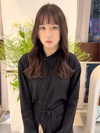 ロング パーマ デジタルパーマ 🌀ボブ　萩原　龍のヘアスタイル