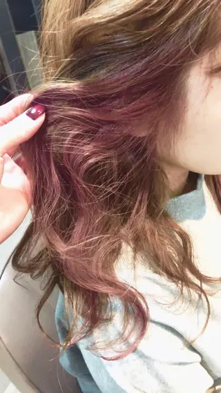 ロング カラー pep natsumiのヘアスタイル