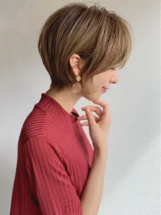 ショート 大人ショート特化/ カットモデル/表参道のヘアスタイル
