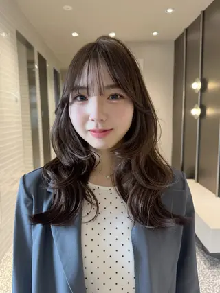 ロング nonel.所属・透明感🍨レイヤー ヘアセット/miyuのヘアスタイル