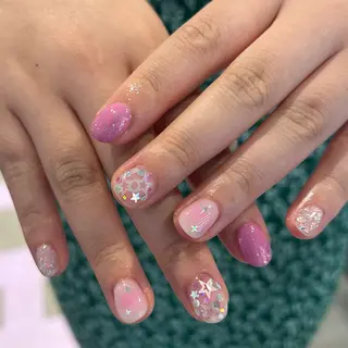 ネイル SHELLTOKYO 💜Kazamakiのネイルデザイン