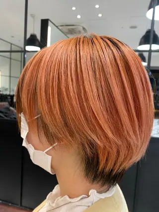 ショート 透明感/縮毛/ボブ CHIHIROのヘアスタイル
