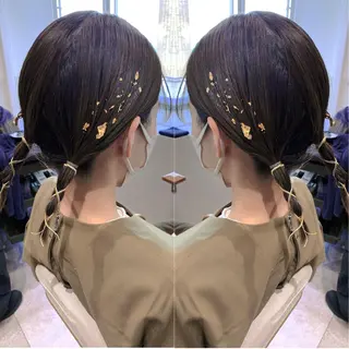 ショート ヘアアレンジ 韓国hair🦋 Nanaのヘアスタイル