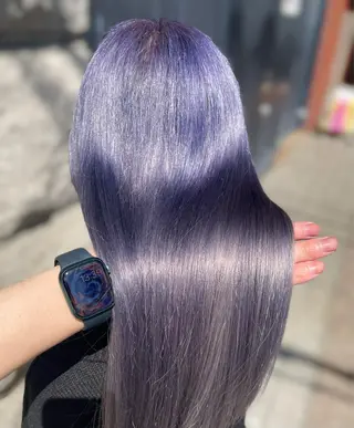 ロング ハイトーンエクステ 🎩カズキ🎩のヘアスタイル