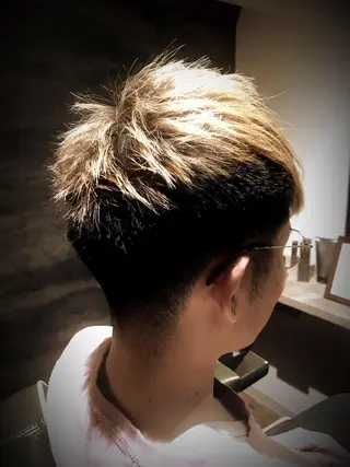 ショート カラー メンズ 代表スタイリスト 直田 洋人のヘアスタイル