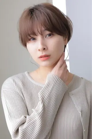 ショート カラー ショートショートボブ うるはのヘアスタイル