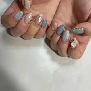 カラー ネイル nail salon LNのネイルデザイン