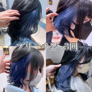 ミディアム カラー ブリーチなし/暖色/ 透明感/ririkaのヘアスタイル