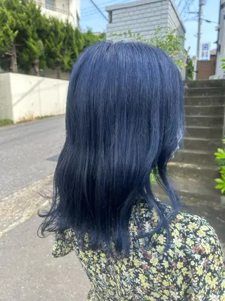 カラー ダブルスキルエクステ /羽エクステ白石宇由のヘアスタイル