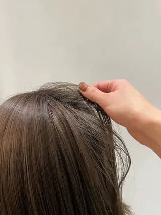 ミディアム カラー 艶髪/透明感カラー/ 韓国/nonokaのヘアスタイル