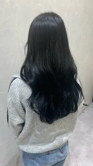 セミロング カラー 癖毛改善縮毛矯正 /中山なかやまのヘアスタイル