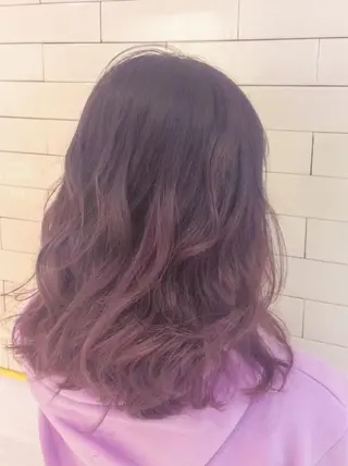 ミディアム カラー レイヤーカット× 髪質改善たもりのヘアスタイル