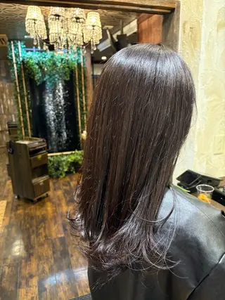 ロング Calbari 鎌田美歩のヘアスタイル