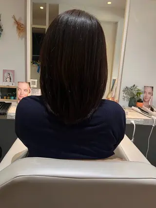 ミディアム 福本 好子のヘアスタイル