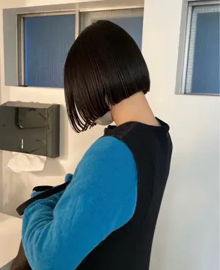 ショート カラー ボブ/透明感カラー 🌿栄🌿kouneのヘアスタイル