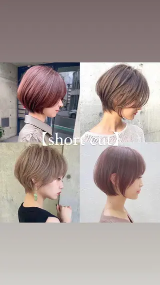 ショート 小嶋 真滋のヘアスタイル