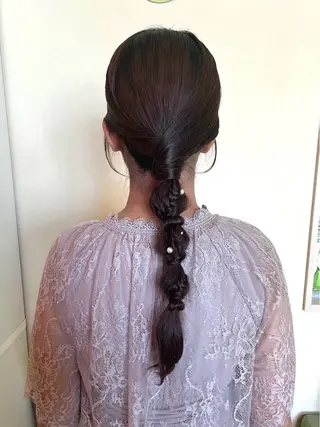 ヘアアレンジ 山縣 稚子のヘアスタイル